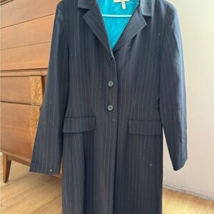 Amanda Smith Navy Pinstripe Blazer